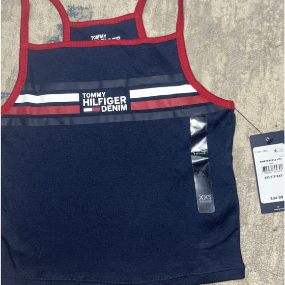 Teen Girl Cami & Sports Bra Lot- NWT Tommy Hilfiger Cami XXS/Under Armour Bra YL - Picture 2 of 8